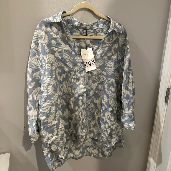 Zara blouse button down 4786/304/426 - Picture 6 of 9